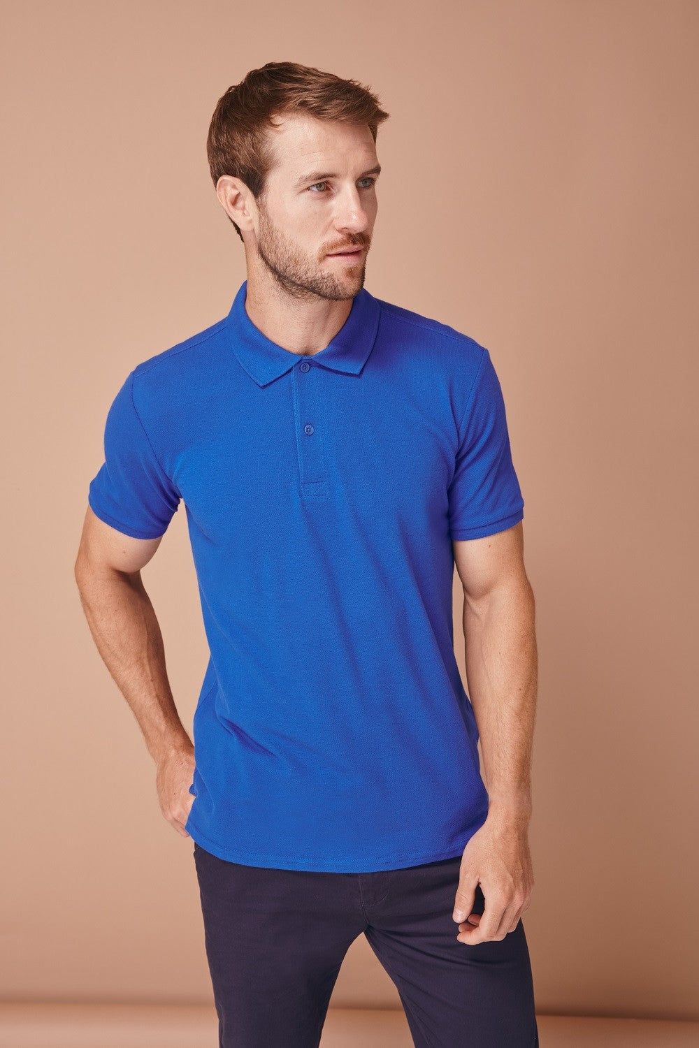 Micro-Fine Pique Polo | BRIGHT JADE